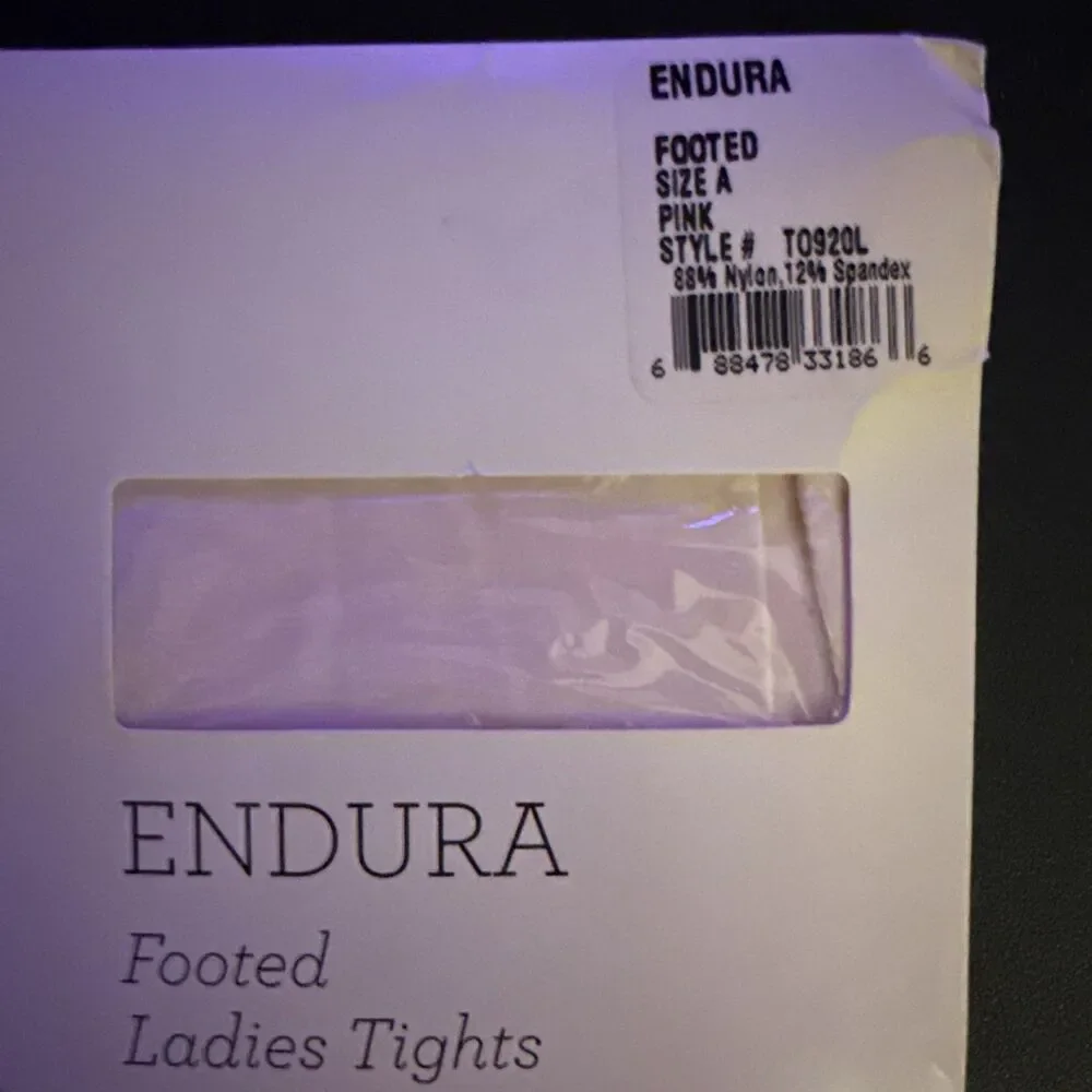 Bloch Endura Footed Ladies Tights Pink #T0920L Dance Adult Size A